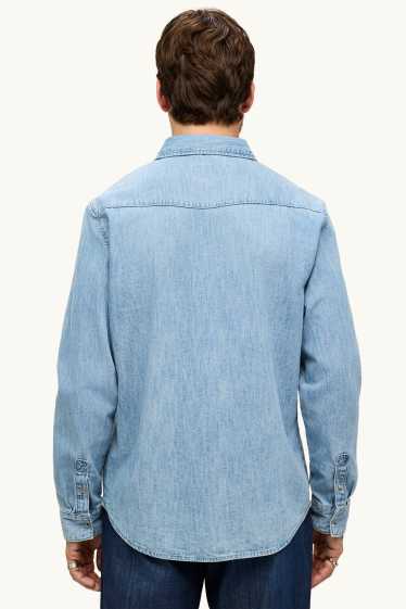 Herren - Jeanshemd - Regular Fit - Kent - jeansblau