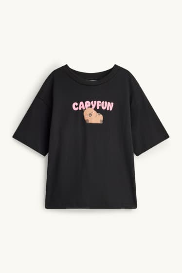 Kinderen: meisjes - T-shirt - zwart