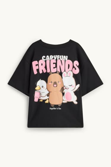Kinderen: meisjes - T-shirt - zwart