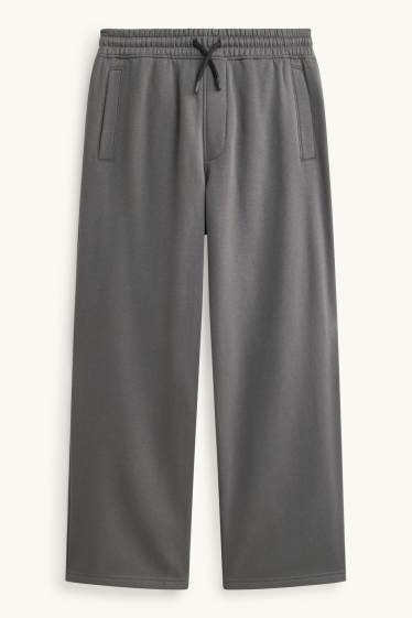 Kinderen: jongens - Joggingbroek - grijs