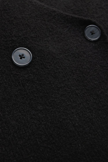 Femei - Cardigan tricotat - negru