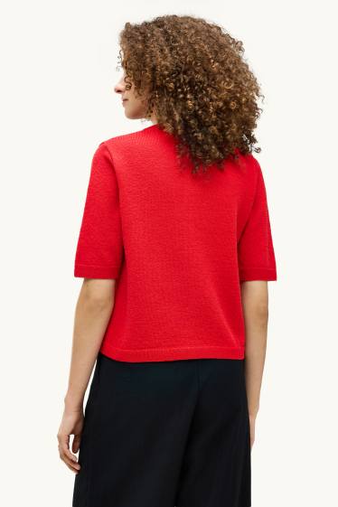 Women - Cardigan - red