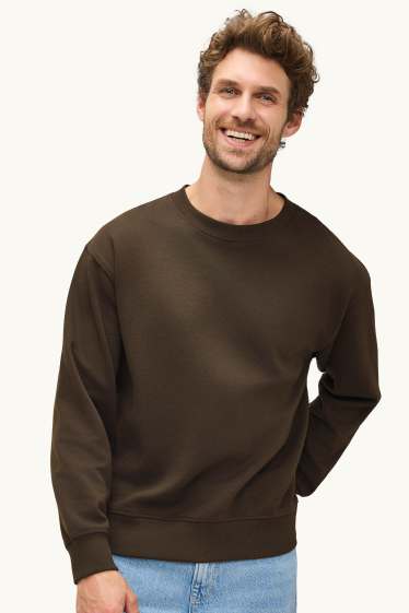 Herren - Sweatshirt - braun