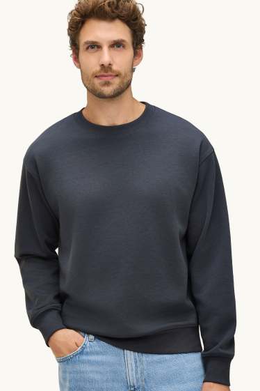 Heren - Sweatshirt - donkergrijs
