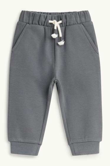 Baby Boys - Pumpkin - baby outfit - 2 piece - white / gray