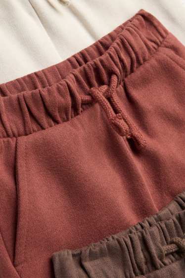 Nadó nen - Paquet de 3 - pantalons de xandall per a nadó - blanc trencat