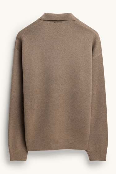 Hommes - Pull - taupe