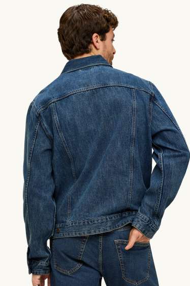 Herren - Jeansjacke - jeansblau