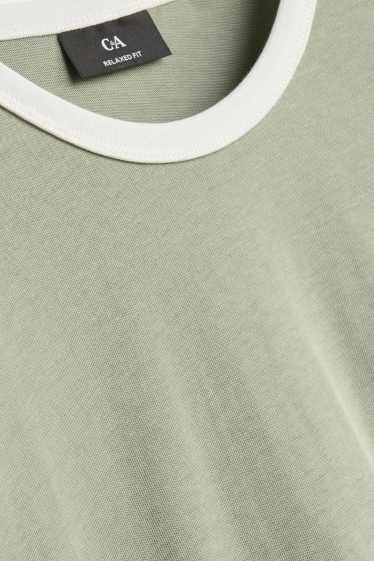 Heren - T-shirt - lichtgroen
