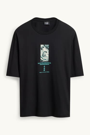 Hommes - T-shirt - noir