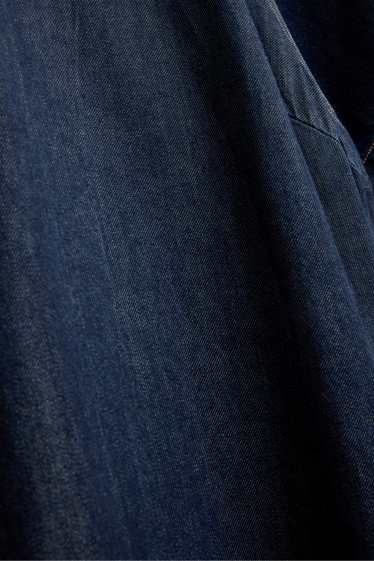 Femei - Rochie - denim-albastru închis