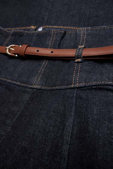 Women - Skirt - denim-dark blue