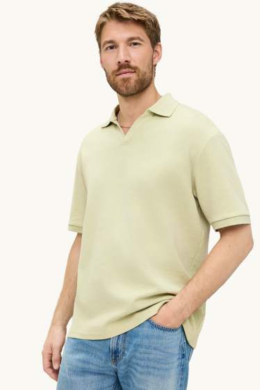 Uomo - Polo - relaxed fit - verde chiaro