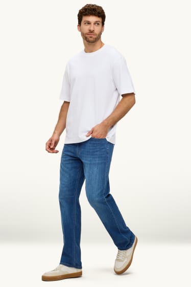 Herren - Straight Jeans - jeansblau