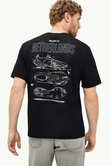 Uomo - T-Shirt - Olanda - relaxed fit - nero