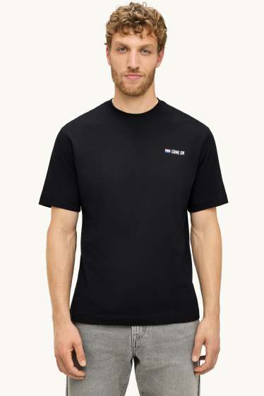 Uomo - T-Shirt - Olanda - relaxed fit - nero