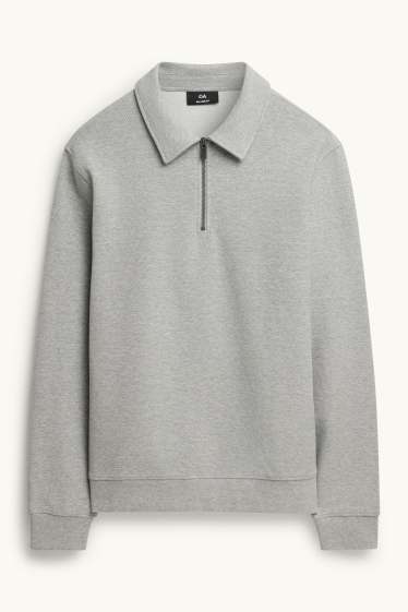 Men - Sweatshirt - gray-melange