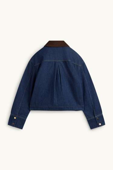 Damen - Jeansjacke - dunkeljeansblau