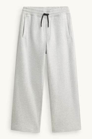 Enfants garçons - Pantalon de jogging - gris clair chiné