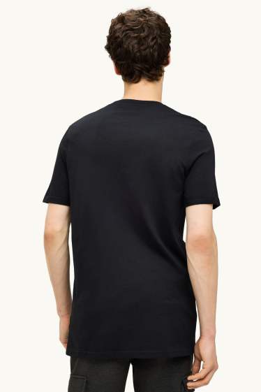 Men - T-shirt - regular fit - black