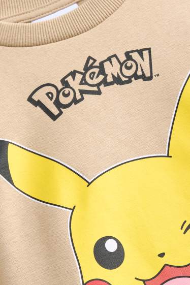 Children Boys - Pokémon - Pikachu - sweatshirt - beige