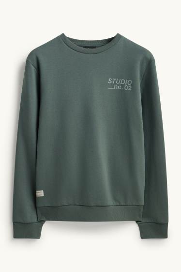 Herren - Sweatshirt - dunkelgrün