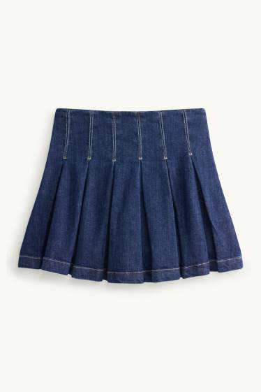 Kinderen: meisjes - Spijkerrok - jeansdonkerblauw