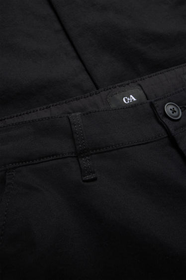 Hommes - Chino - slim fit - noir