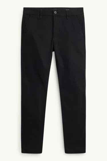 Hommes - Chino - slim fit - noir