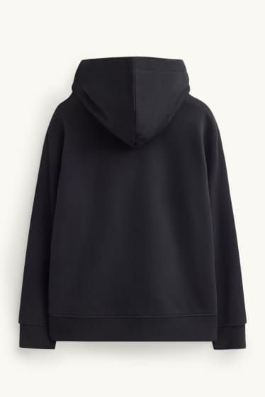 Enfants garçons - Sweat zippé à capuche - noir