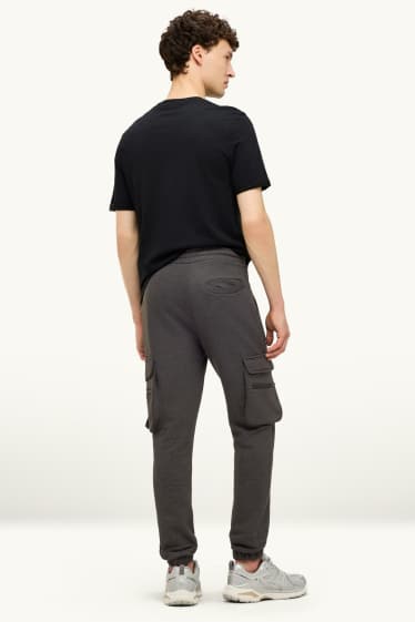 Heren - Cargo-joggingbroek - antraciet