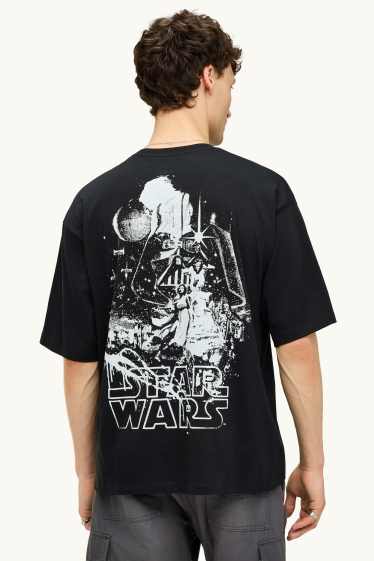 Herren - T-Shirt - Oversized - Star Wars - schwarz