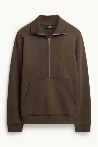 Hommes - Sweat - marron