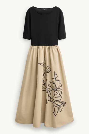 Donna - Vestito fit & flare - beige