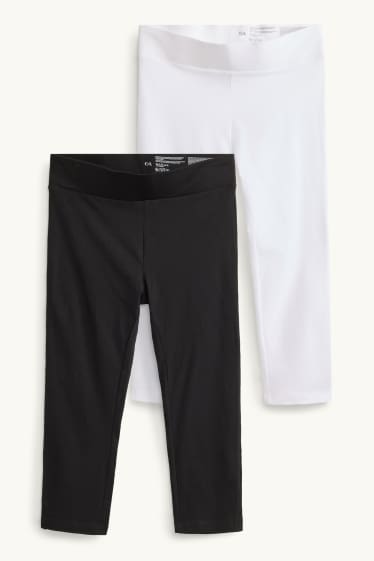 Mujer - Pack de 2 - leggings piratas - blanco