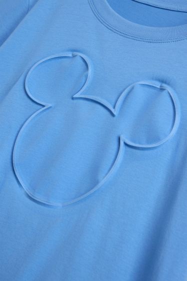 Women - T-shirt - regular fit - Mickey Mouse - light blue