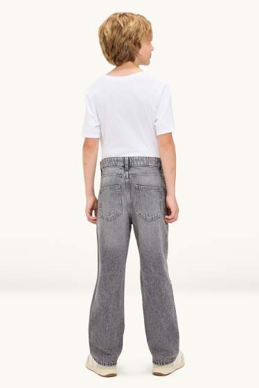 Copii - Băieți - Multipack 2 perechi - relaxed jeans - gri / negru