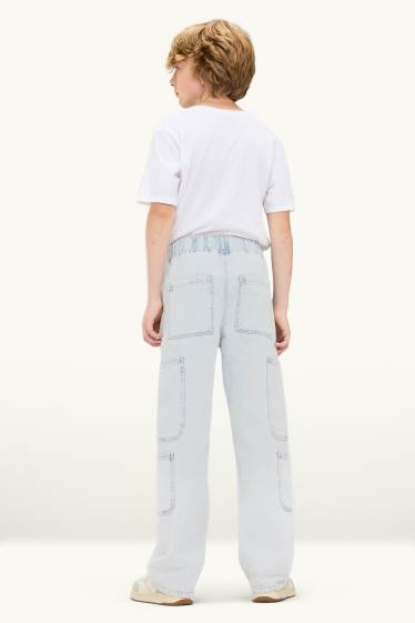 Nen - Texans cargo - texà blau clar