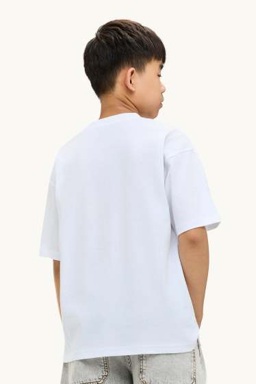 Copii - Băieți - Brawl Stars - tricou cu mânecă scurtă - alb