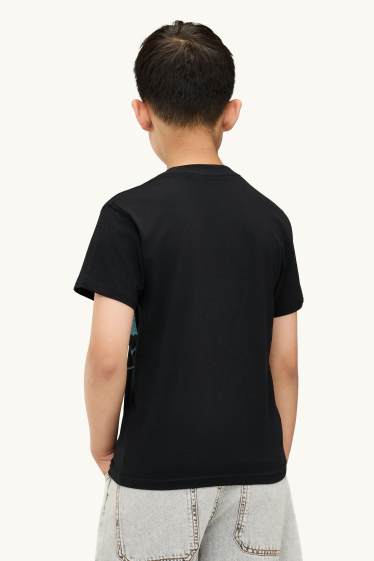 Copii - Băieți - Minecraft - tricou cu mânecă scurtă - negru