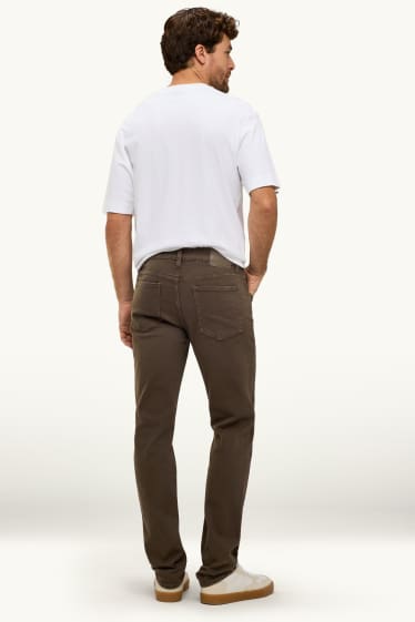 Hommes - Slim jean - marron