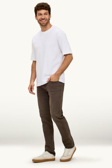 Hommes - Slim jean - marron