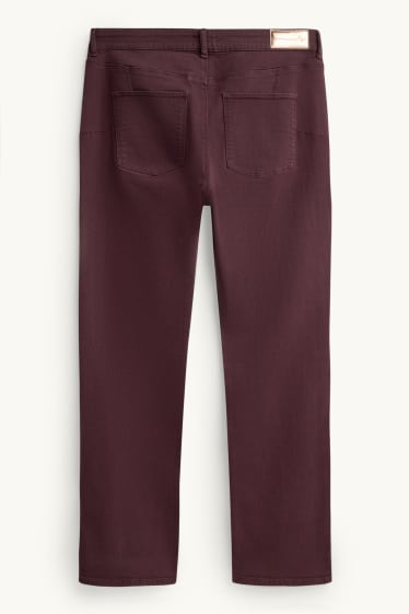 Femmes - Bootcut jean - mid waist - jean galbant - LYCRA® - marron foncé