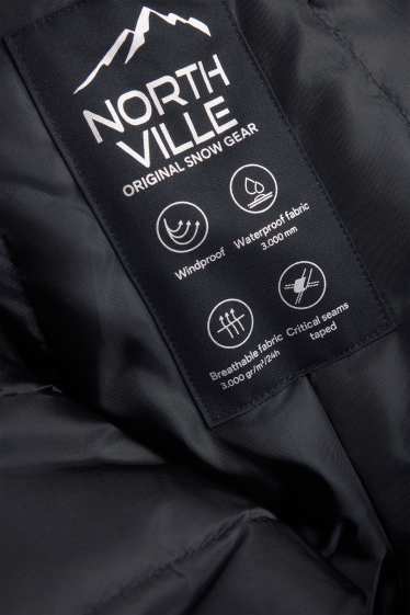Enfants garçons - Pantalon de ski - imperméable - noir