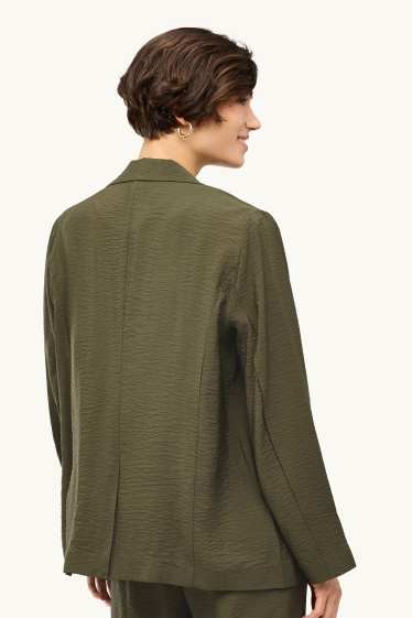 Dámské - Business blejzr - regular fit - khaki