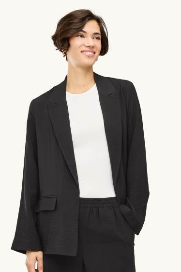 Dámské - Business blejzr - regular fit - černá
