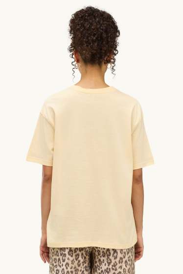 Women - T-shirt - relaxed fit - orange