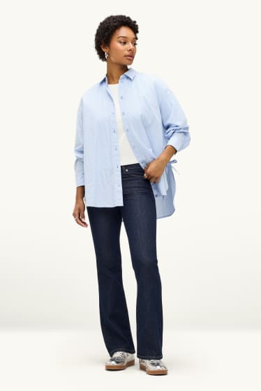 Donna - Jeans bootcut - vita bassa - jeans blu scuro