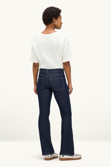 Donna - Jeans bootcut - vita bassa - jeans blu scuro