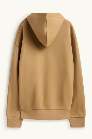 Kinderen: jongens - Konijn - hoodie - lichtbruin